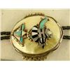 Image 3 : Zuni Inlay Bolo Tie - D. Westika