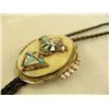 Image 4 : Zuni Inlay Bolo Tie - D. Westika