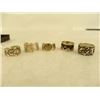Image 3 : 5 Silver Band Rings