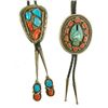 Image 1 : 2 Special Bolo Ties - Effie Calavaza
