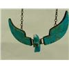 Image 2 : Carved Turquoise Eagle Necklace