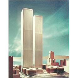 (ARCHITECT`S RENDITION OF THE WORLD TRADE CENTER)