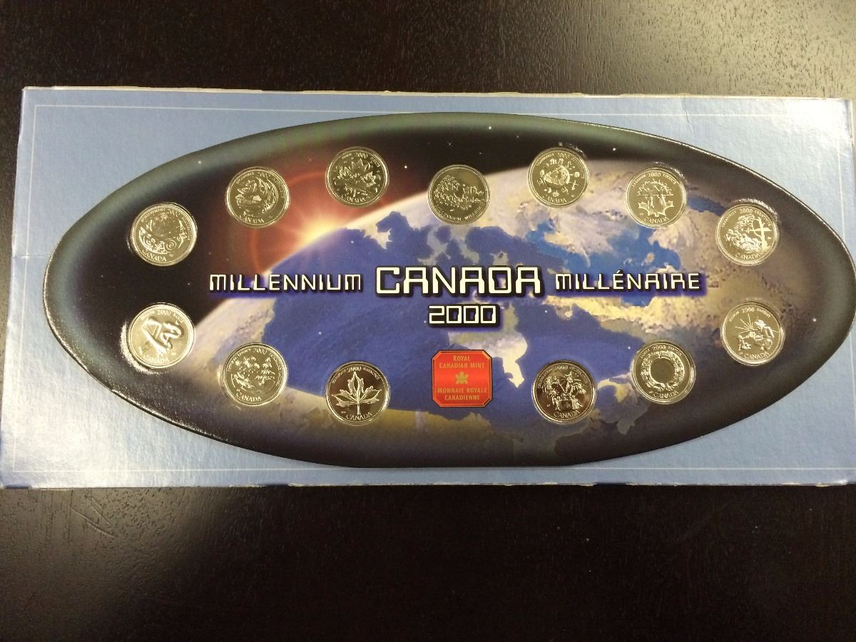 ROYAL CANADIAN MINT UNCIRCULATED MILLENNIUM CANADA COIN SET 2000 ROYAL CANADIAN MINT UNCIRCULATED MILLENNIUM CANADA COIN SET 2000