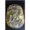 Image 1 : Old Chinese Jade Hand Carved Goat Pendant