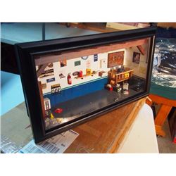 Model Car Garage Shadowbox