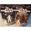 Image 1 : Star Wars The Saga Collection Action Figures (2) Snow Trooper, Chewbacca