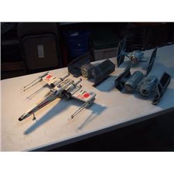 Star Wars Large Toy Playset, X-Wing, Tie Fighter, Tie Bomber, Tie Intercepter. Used, Played With, So