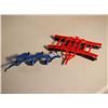 Image 1 : Toy Tractor Attachments, 3 Furrow Plow & Disc