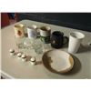 Image 1 : Lot Of Dishware, Glasses, Cups, Salt And Pepper Shakers