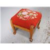 Image 1 : Floral Foot Stool, 14"x14"x12"