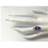 Image 4 : 5.26 CTW Natural Tanzanite And Diamond Ring 14K Solid White Gold