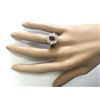 Image 4 : 3.12 CTW Natural Ruby And Diamond Ring In 14k Yellow Gold
