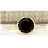 Image 1 : 1.50 CTW Natural Garnet Ring In 14k Yellow Gold