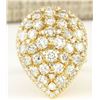 Image 1 : 4.00 CTW Natural Diamond Ring In 14k Yellow Gold