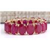 Image 1 : 14.02 CTW Natural Ruby Ring In 14k Yellow Gold