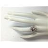 Image 4 : 4.72CTW Natural Peach Morganite And Diamond Ring In 14K Solid White Gold