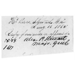 STEWART, ALEXANDER P.