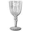 Image 1 : FRANKLIN D. ROOSEVELT CUT CRYSTAL WINE GLASS