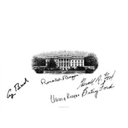 (THREE PRESIDENTS AND TWO FIRST LADIES)