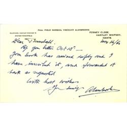 ALLAN FRANCIS BROOK,VISCOUNT ALANBROOKE