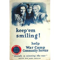 (WORLD WAR I PROPAGANDA POSTER)