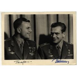 YURI GAGARIN AND GHERMAN TITOV