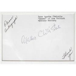 CHRISTIE, AGATHA