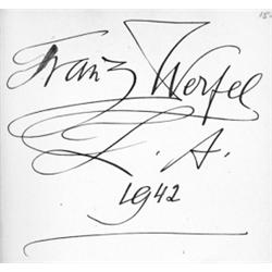 WERFEL, FRANZ