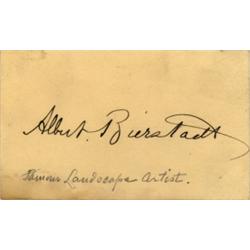 BIERSTADT, ALBERT