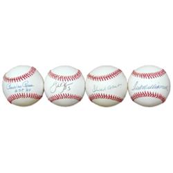 (HALL OF FAMERS SIGNED BASEBALLS)