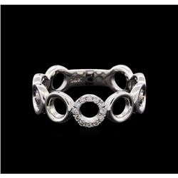 0.08 ctw Diamond Ring - 14KT White Gold