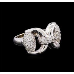 0.66 ctw Diamond Ring - 14KT White Gold