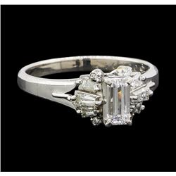 0.50 ctw Diamond Ring - Platinum