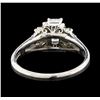 Image 3 : 0.50 ctw Diamond Ring - Platinum