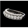 Image 1 : 1.42 ctw Diamond Ring - 14KT White Gold