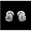 Image 1 : 1.53 ctw Diamond Stud Earrings - 14KT White Gold