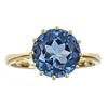 Image 1 : 4.31 ctw Topaz Ring - 10KT Yellow Gold