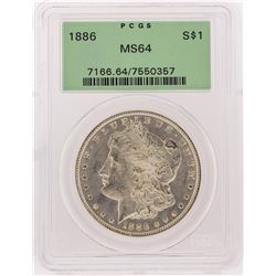 1886 PCGS MS64 Morgan Silver Dollar