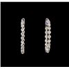 Image 1 : 14KT White Gold 1.83 ctw Diamond Earrings
