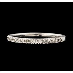 0.10 ctw Diamond Ring - 14KT White Gold