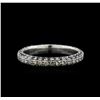 Image 1 : 1.31 ctw Black and White Diamond Ring- 14KT White Gold