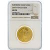 Image 1 : 2007-W NGC MS70 $25 Burnished American Eagle Gold Coin