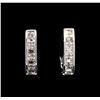 Image 1 : 1.03 ctw Diamond Earrings - 14KT White Gold