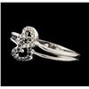 Image 1 : 0.15 ctw Diamond Ring - 14KT White Gold
