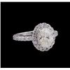 Image 1 : 2.32 ctw Diamond Ring - 14KT White Gold