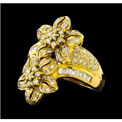 Diamond Ring - 18KT Yellow Gold