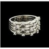 Image 1 : 0.70 ctw Diamond Ring - 14KT White Gold