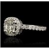 Image 1 : 14KT White Gold 2.47 ctw Diamond Ring