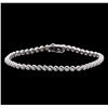Image 1 : 0.75 ctw Diamond Tennis Bracelet - 14KT White Gold