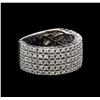 Image 1 : 1.07 ctw Diamond Ring - 14KT White Gold